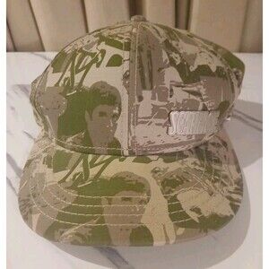 Scarface Vintage Camo Movie Print Baseball Hat  XL Camouflage Fitted Cap